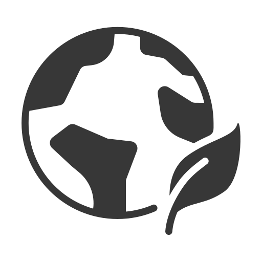 Ikon - Jordklode og blad